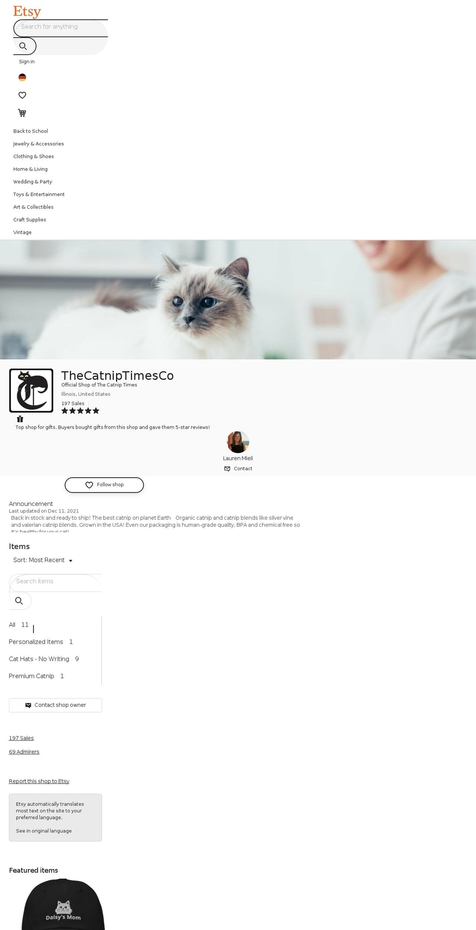 apothecaty.com — Shopify storefront screenshot