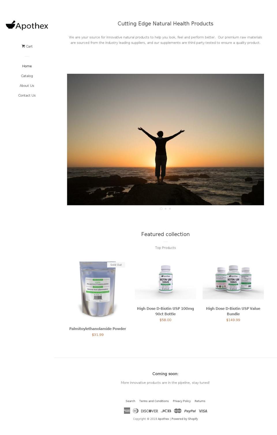 apothexhealth.com — Shopify storefront screenshot