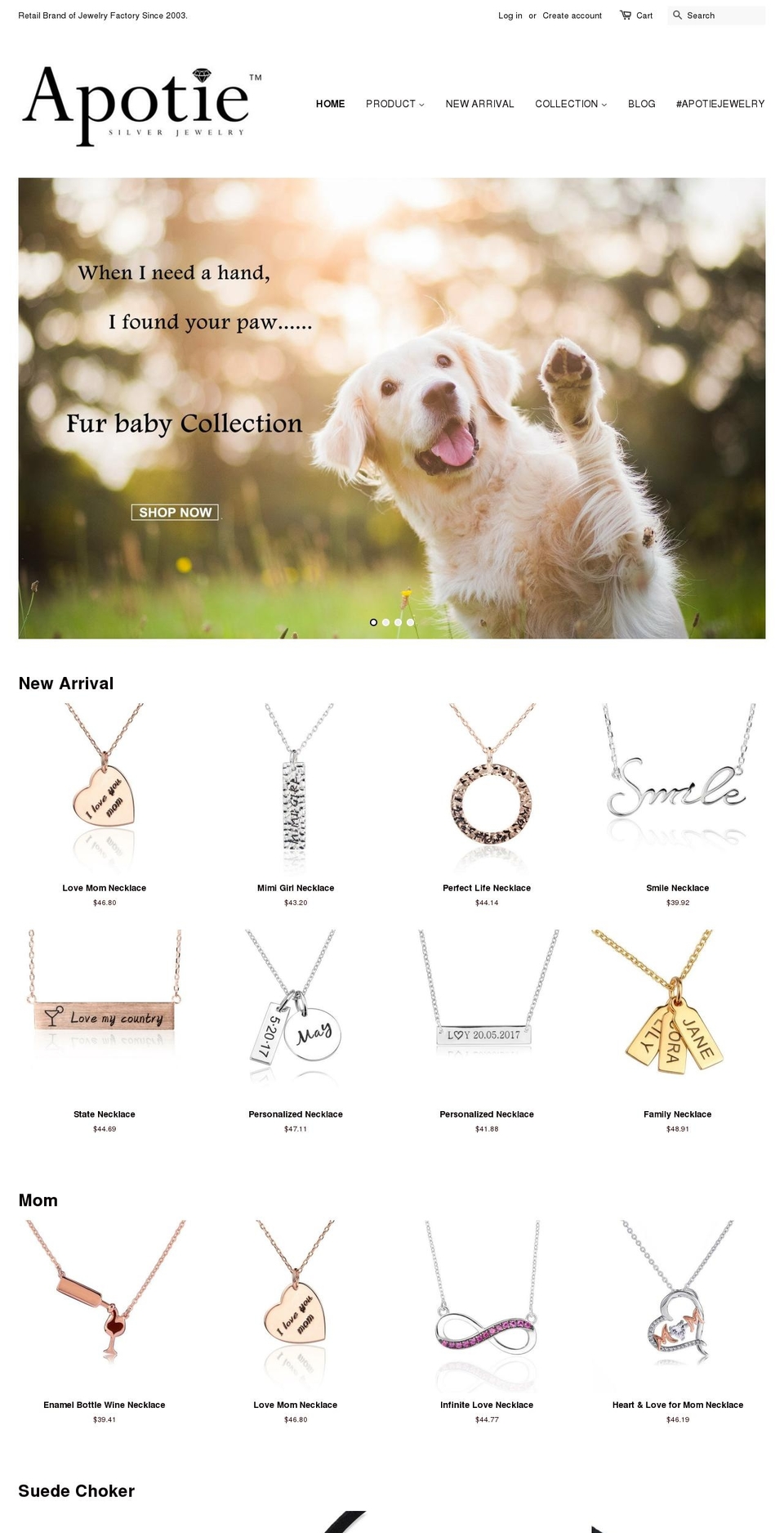 apotie.com — Shopify storefront screenshot