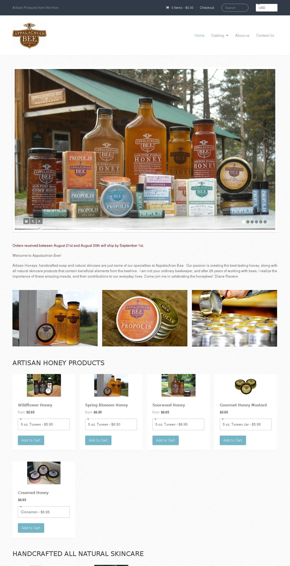 appalachianbeefarm.com — Shopify storefront screenshot