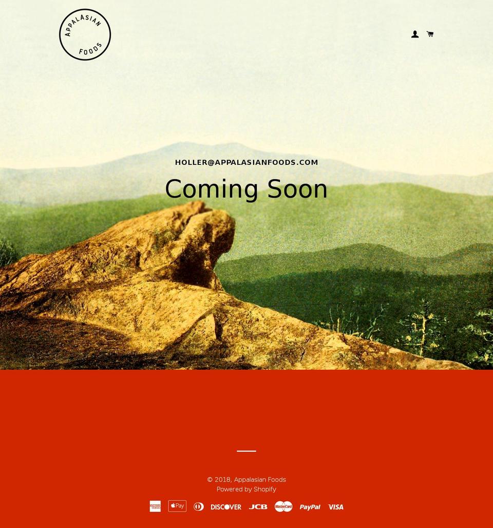 appalasianfoods.com — Shopify storefront screenshot
