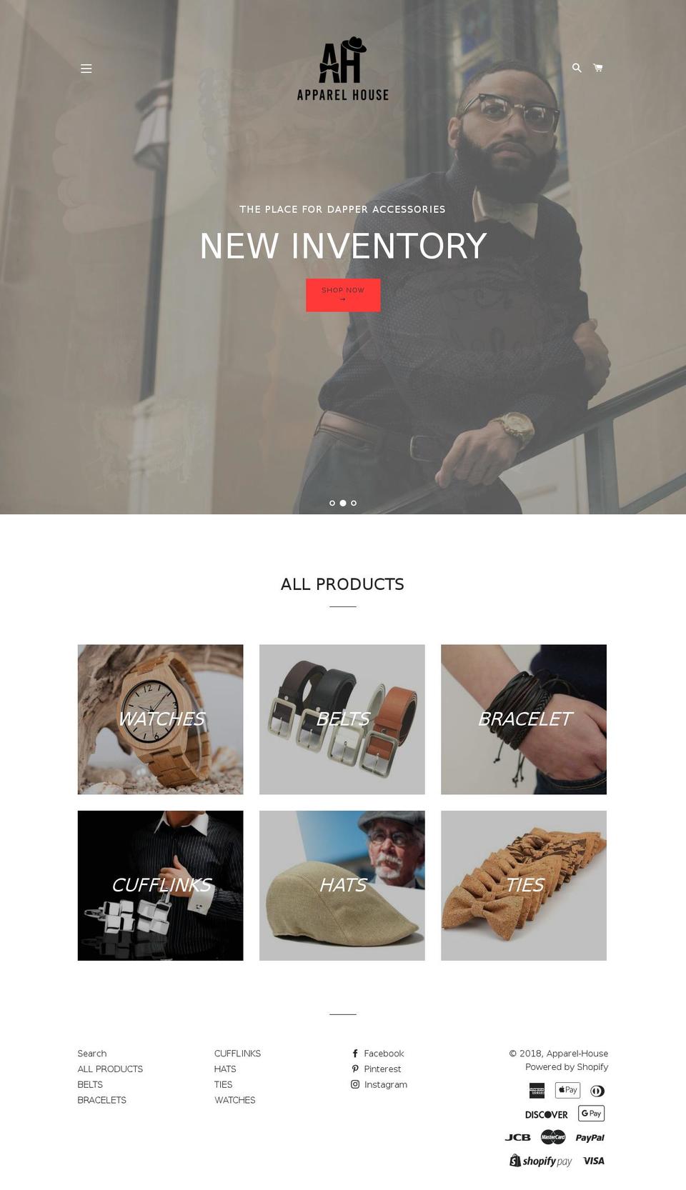apparel-house.com — Shopify storefront screenshot