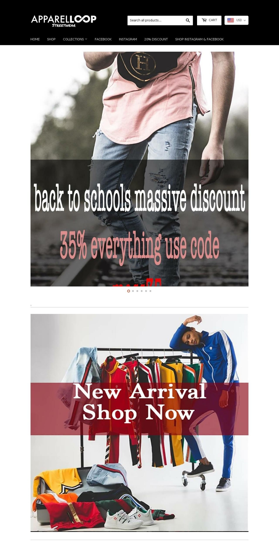 apparel-loop.com — Shopify storefront screenshot