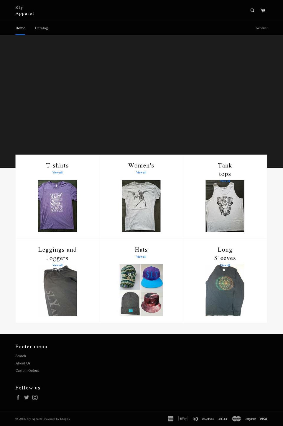 apparelsly.com shopify website screenshot
