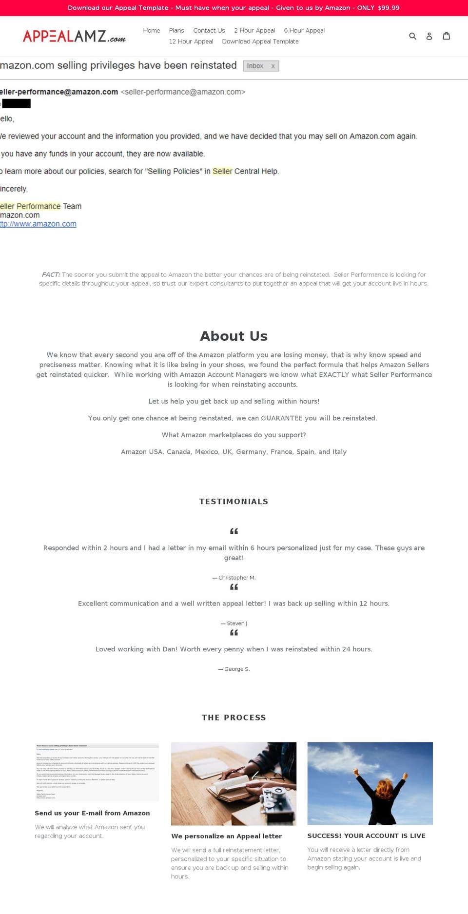 appealamz.com — Shopify storefront screenshot