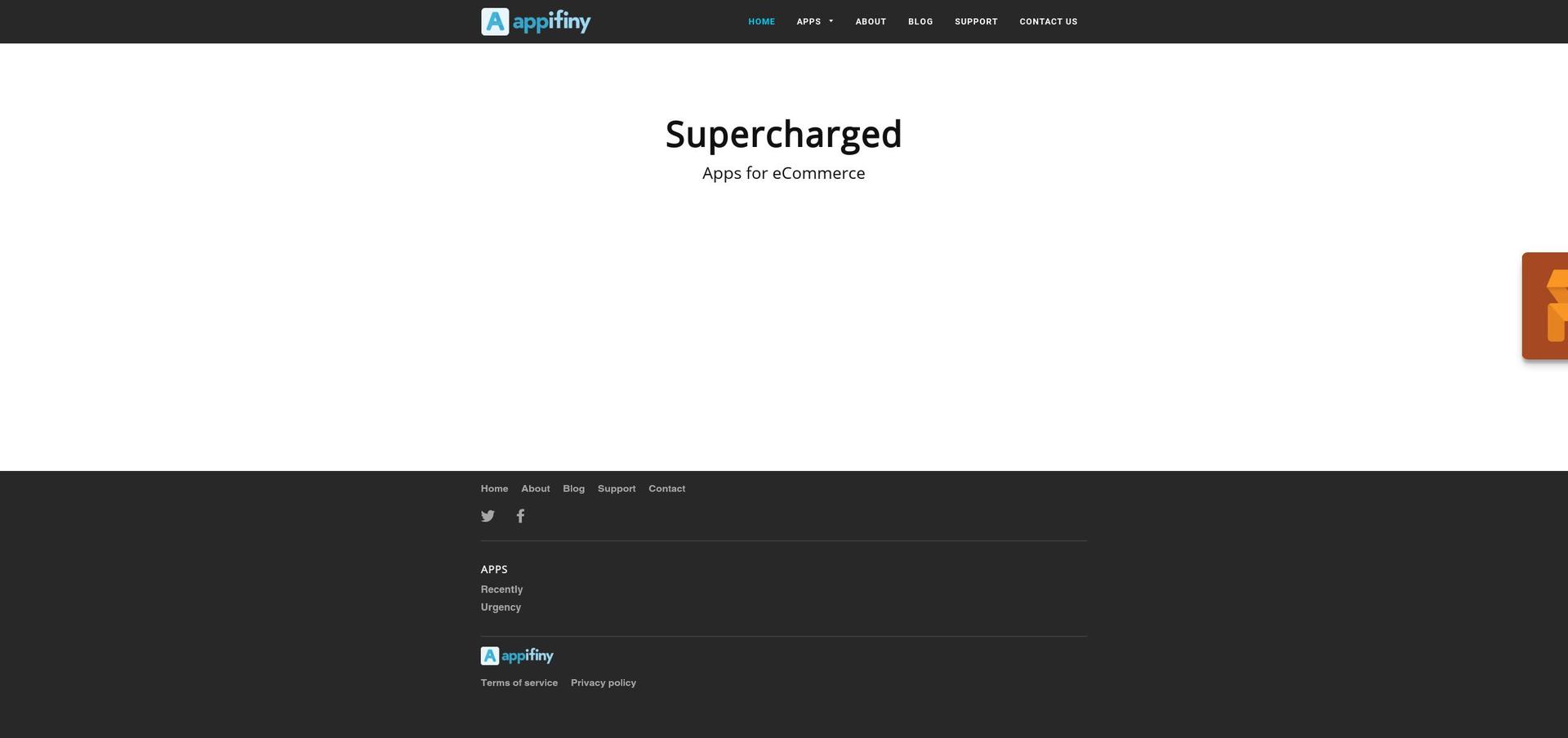 appifiny.co.uk shopify website screenshot