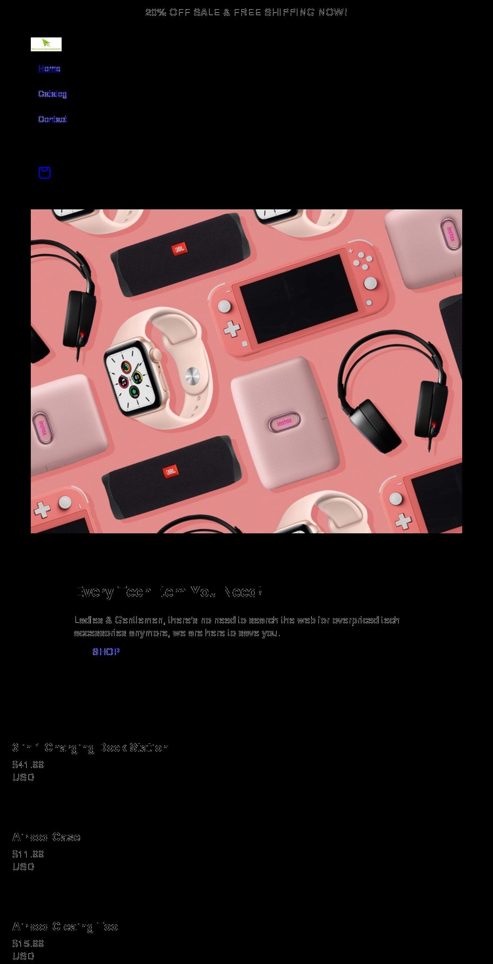 appleaccessories.org shopify website screenshot