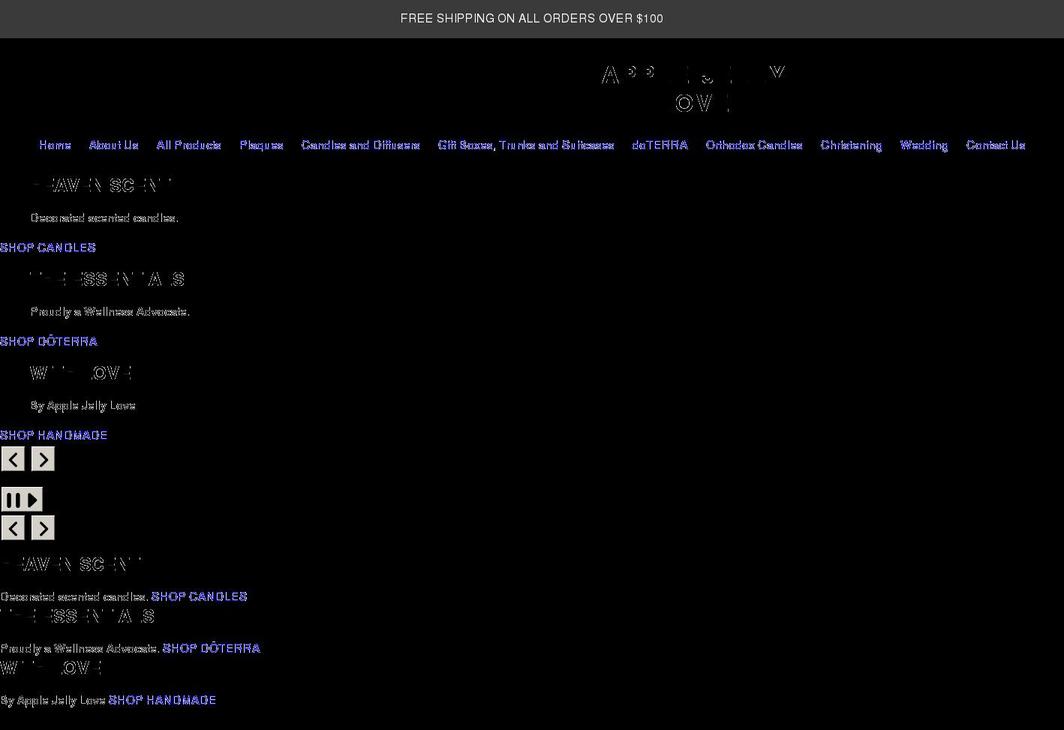 applejellylove.com.au shopify website screenshot