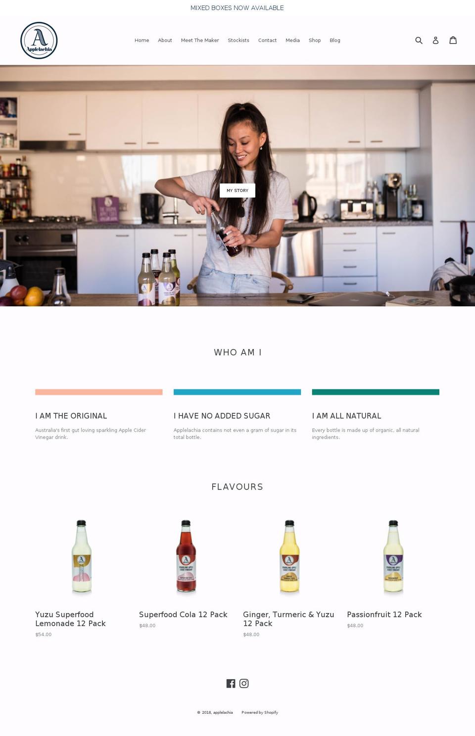 applelachia.com — Shopify storefront screenshot