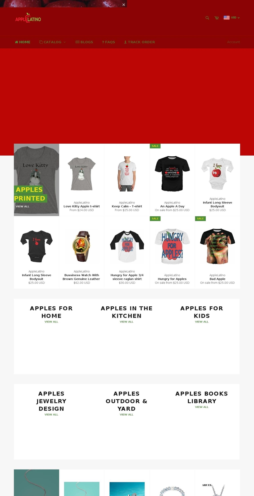 applelatino.com — Shopify storefront screenshot