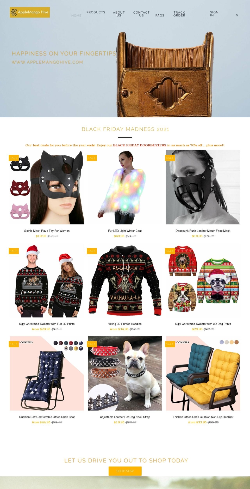 applemangohive.com — Shopify storefront screenshot