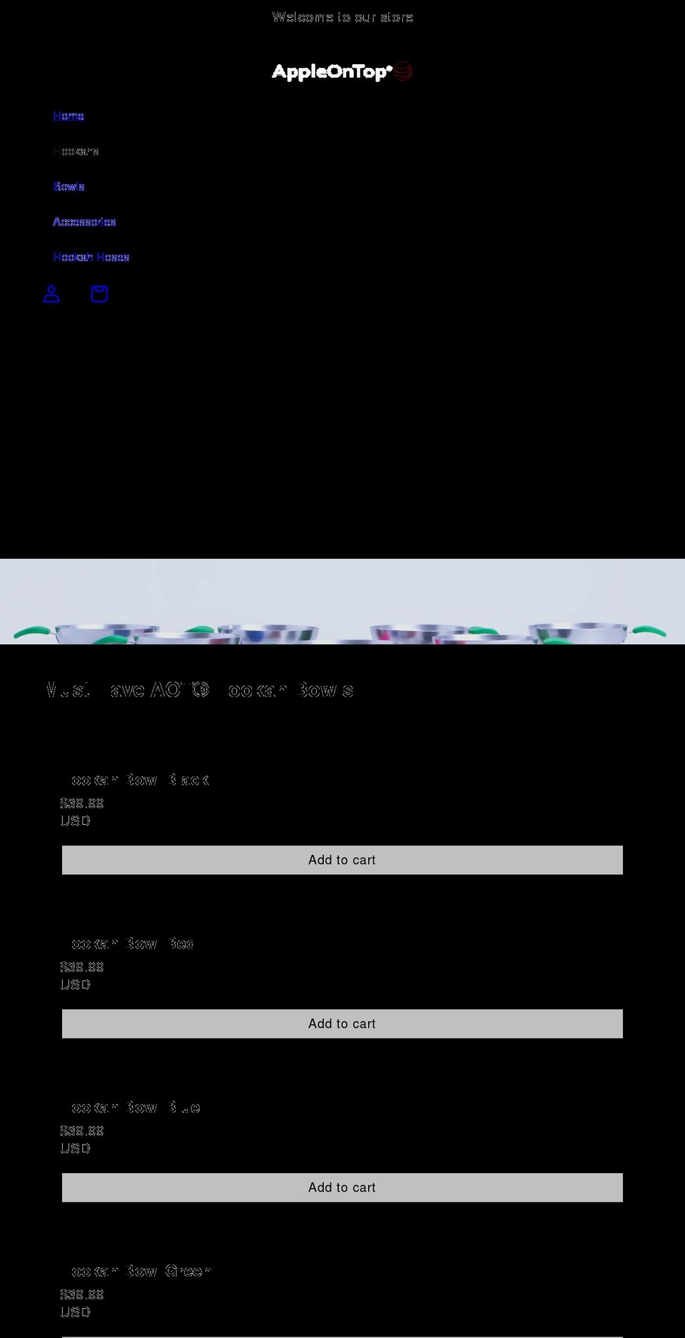 appleontop.com shopify website screenshot