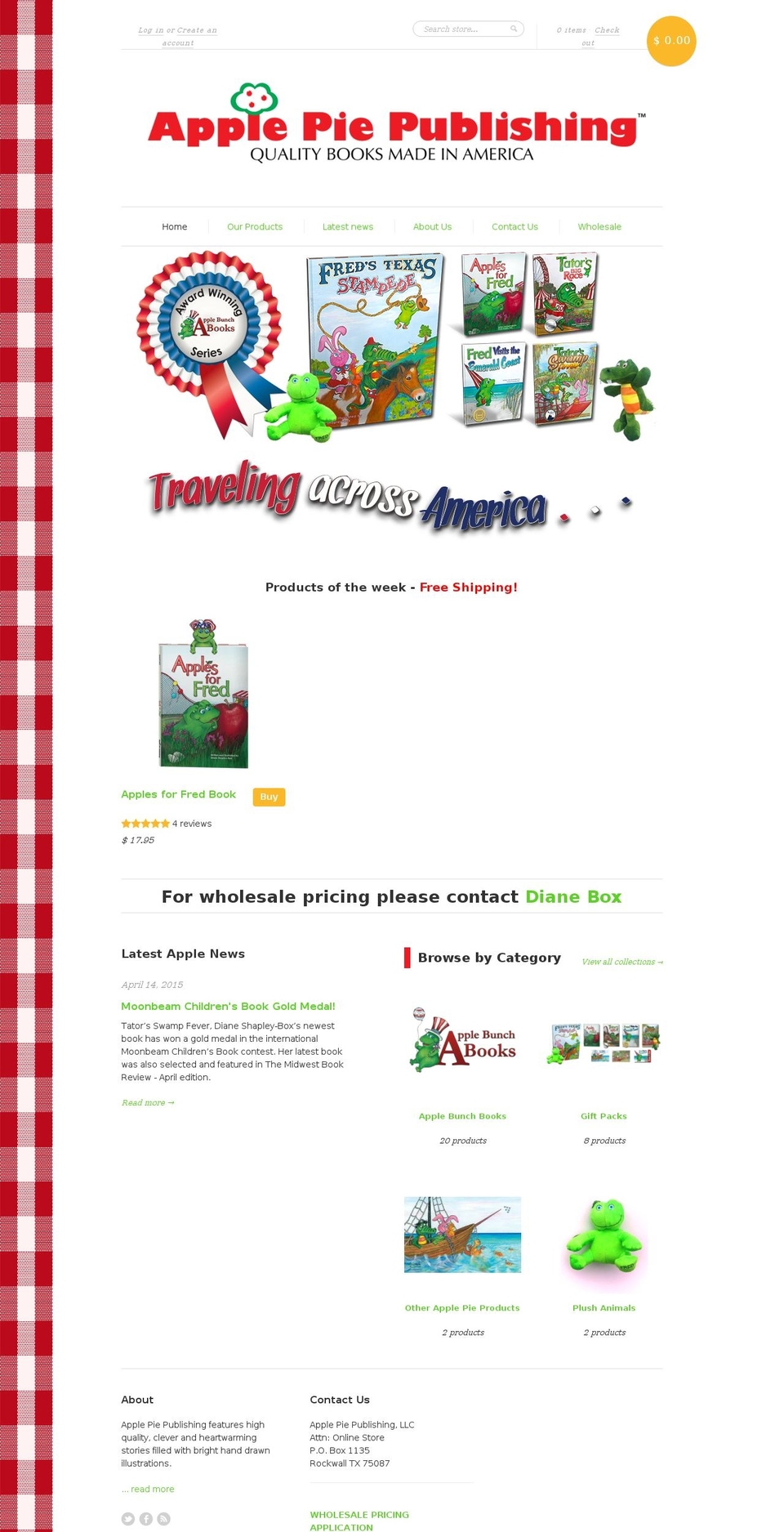 applepiepublishing.org shopify website screenshot