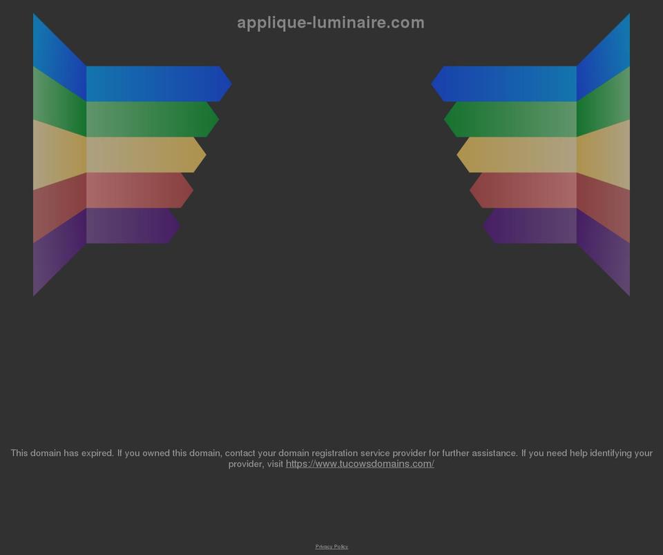 applique-luminaire.com shopify website screenshot