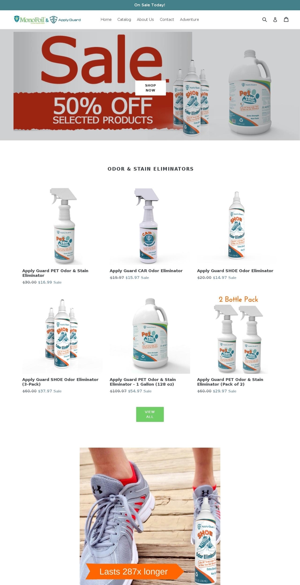 applyguardpet.com — Shopify storefront screenshot