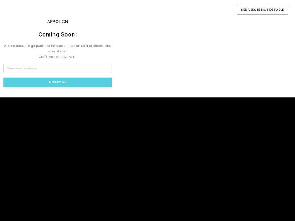 appolion.myshopify.com shopify website screenshot