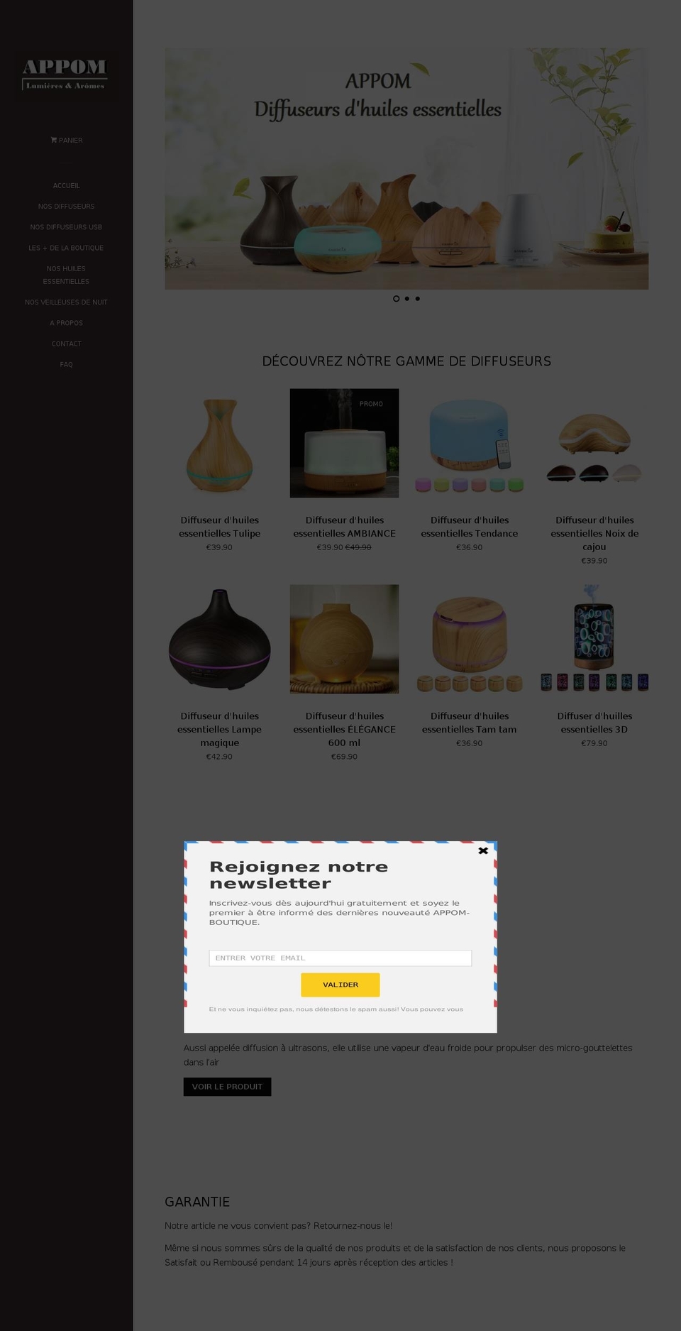 appom-boutique.com — Shopify storefront screenshot