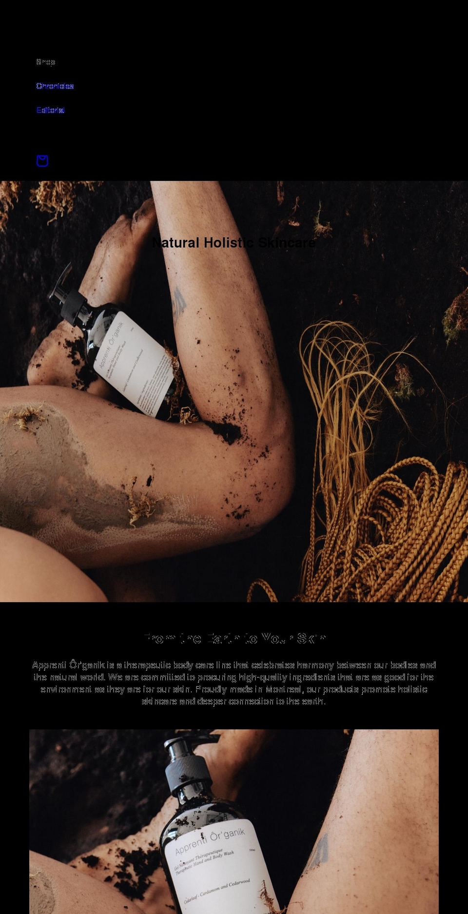 apprentiorganik.com shopify website screenshot