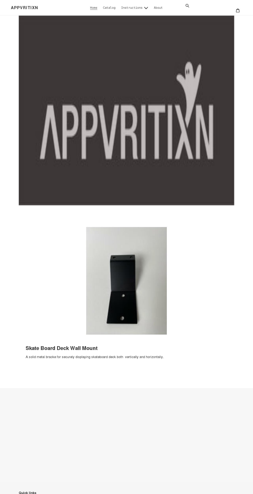 appvritixn.com shopify website screenshot