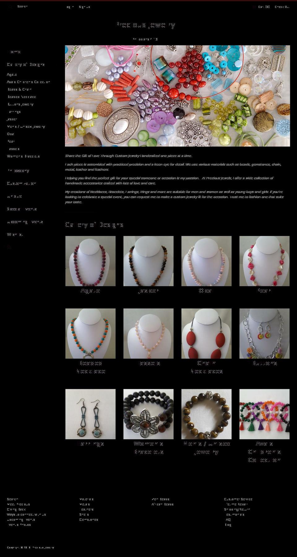 apreciousjewelry.com — Shopify storefront screenshot