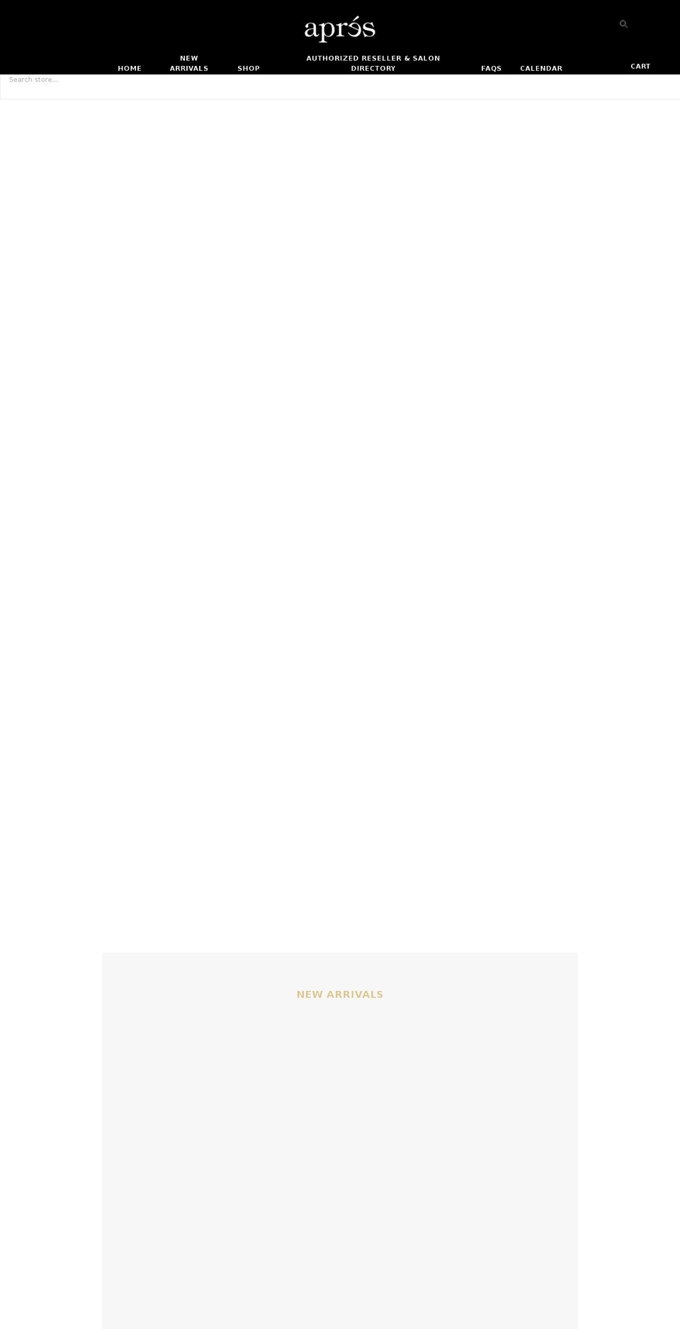 apresnail.com shopify website screenshot