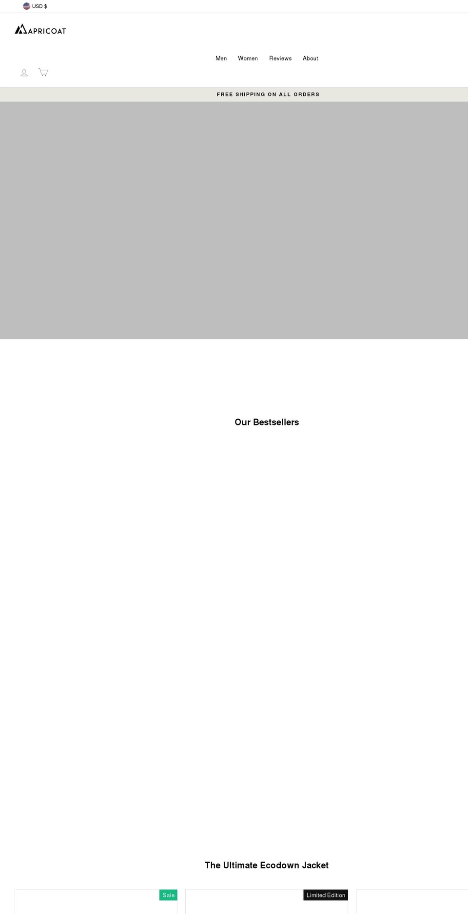 apricoat.com shopify website screenshot