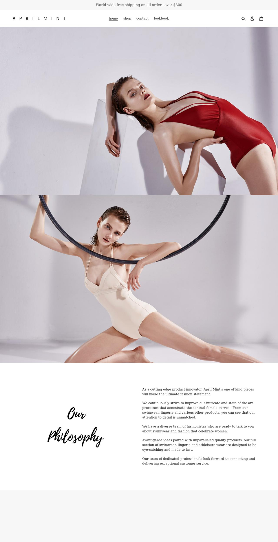 aprilmint.com shopify website screenshot