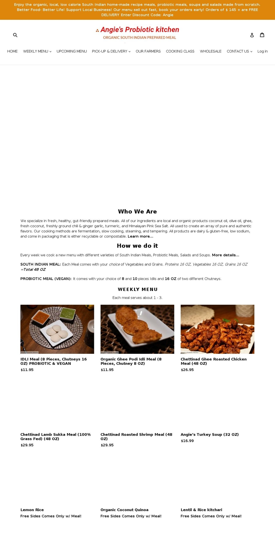 aprobiotickitchen.com — Shopify storefront screenshot