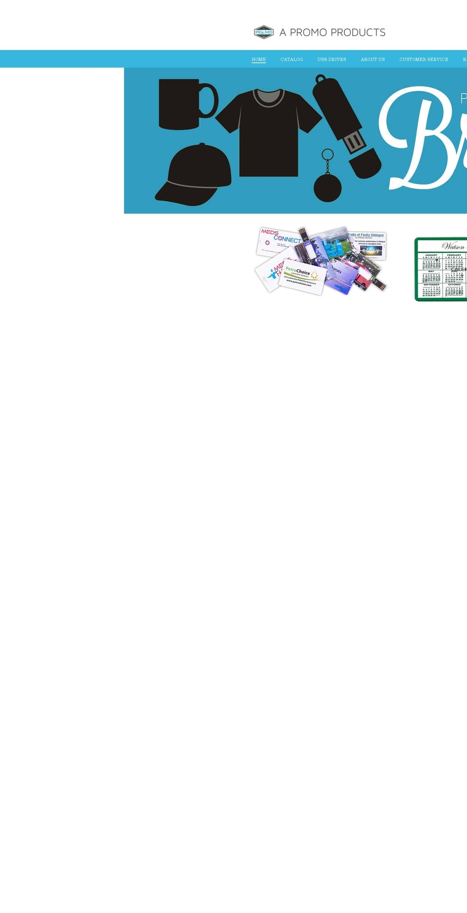 apromoproducts.com shopify website screenshot