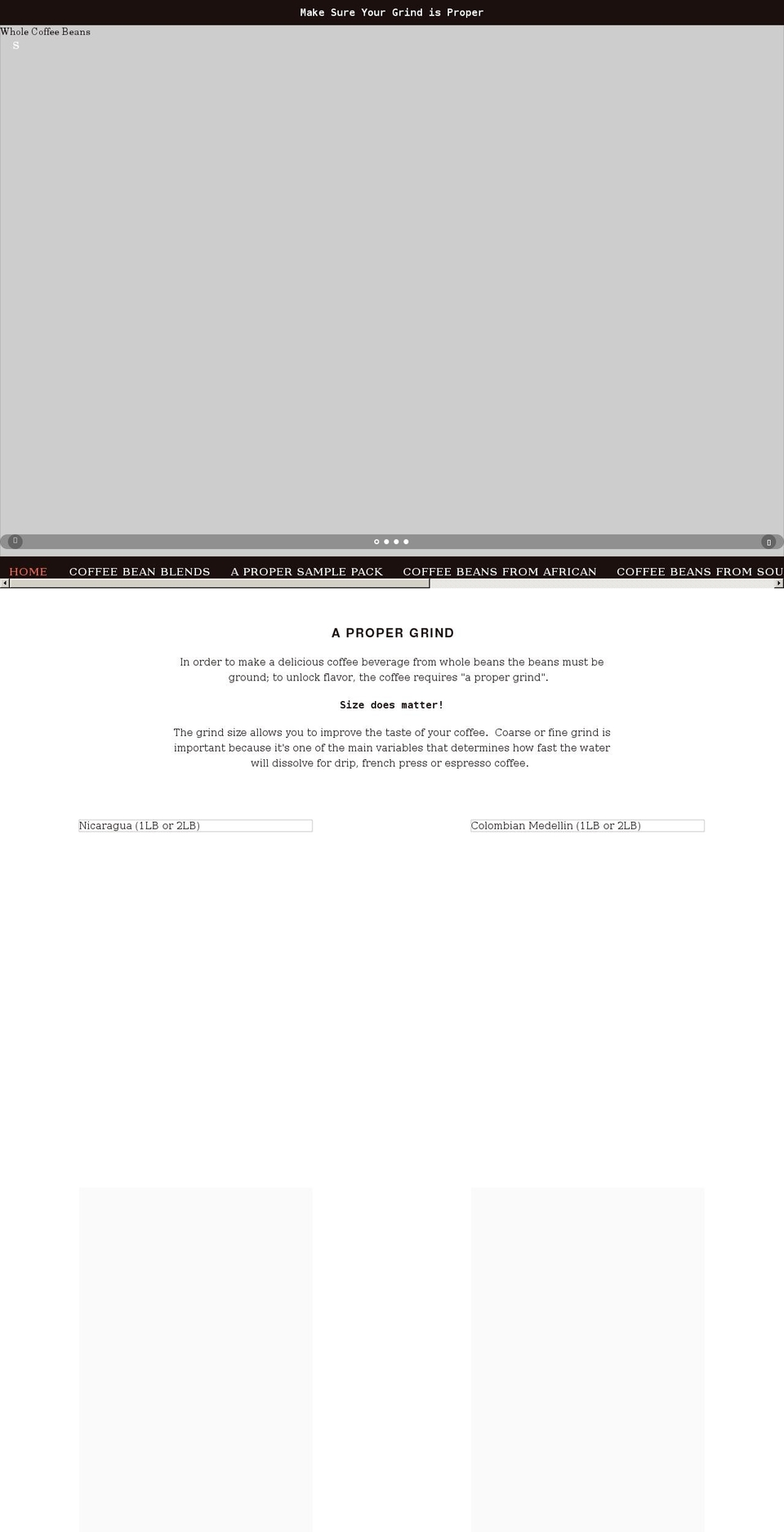 apropergrind.com shopify website screenshot