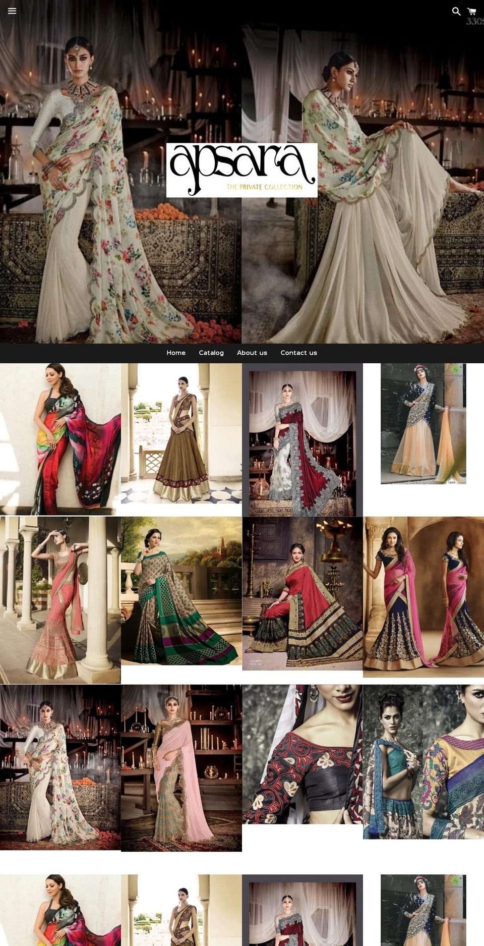 apsaraprivatecollection.com — Shopify storefront screenshot