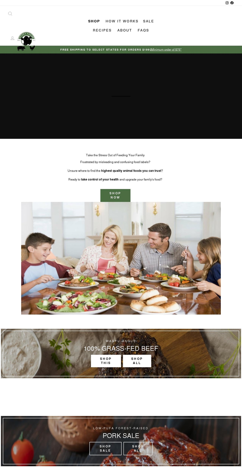 apseyfarm.com — Shopify storefront screenshot