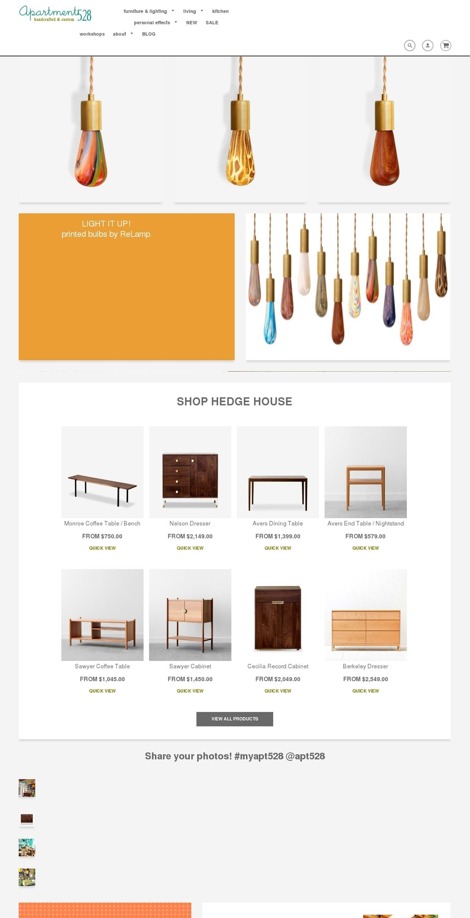 apt528.co shopify website screenshot