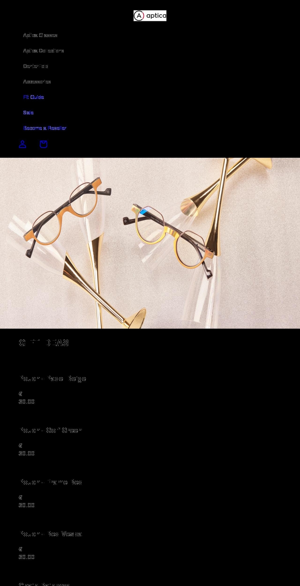 aptica.com shopify website screenshot