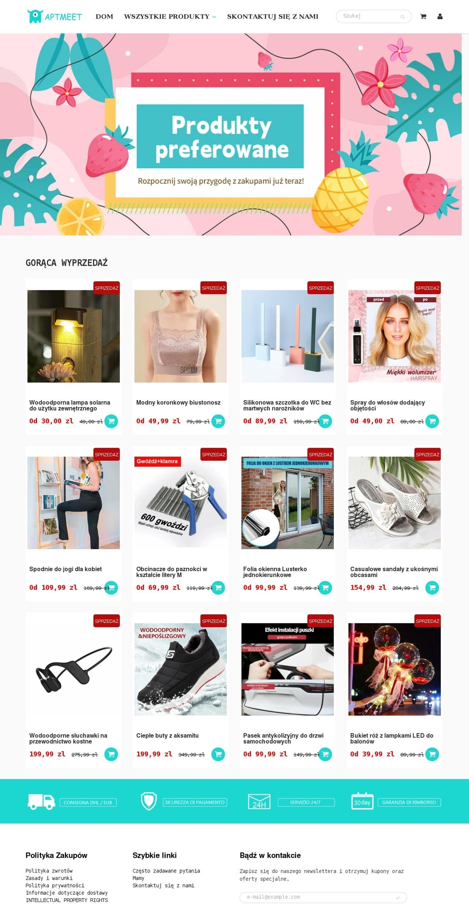 66 Shopify theme site example aptmeet.com