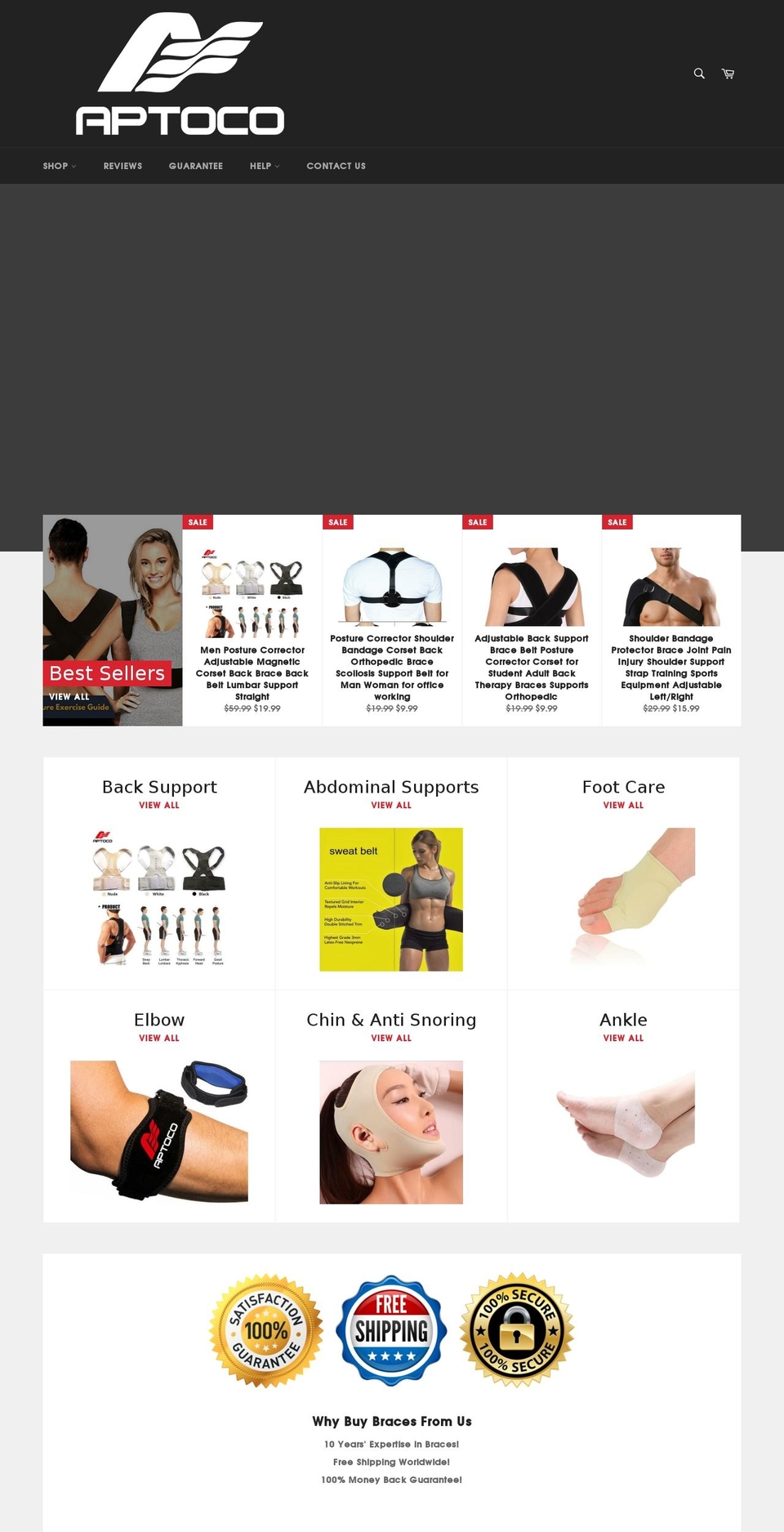 aptoco.com shopify website screenshot