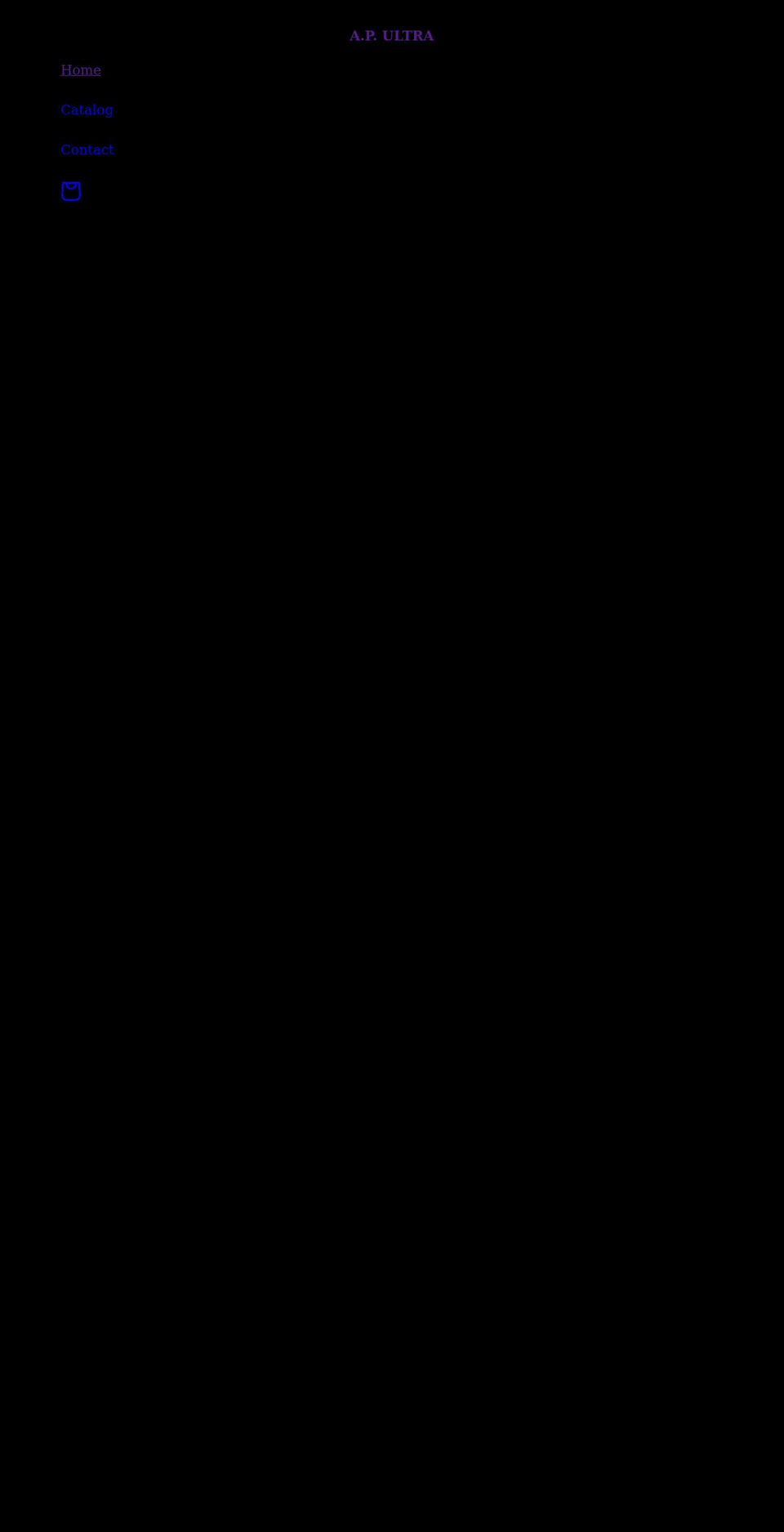 apultra.com shopify website screenshot