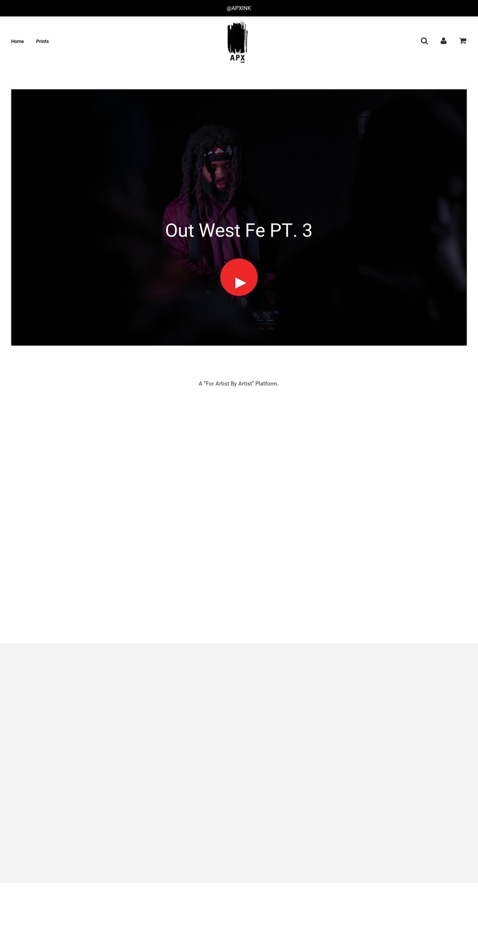 apxink.com — Shopify storefront screenshot