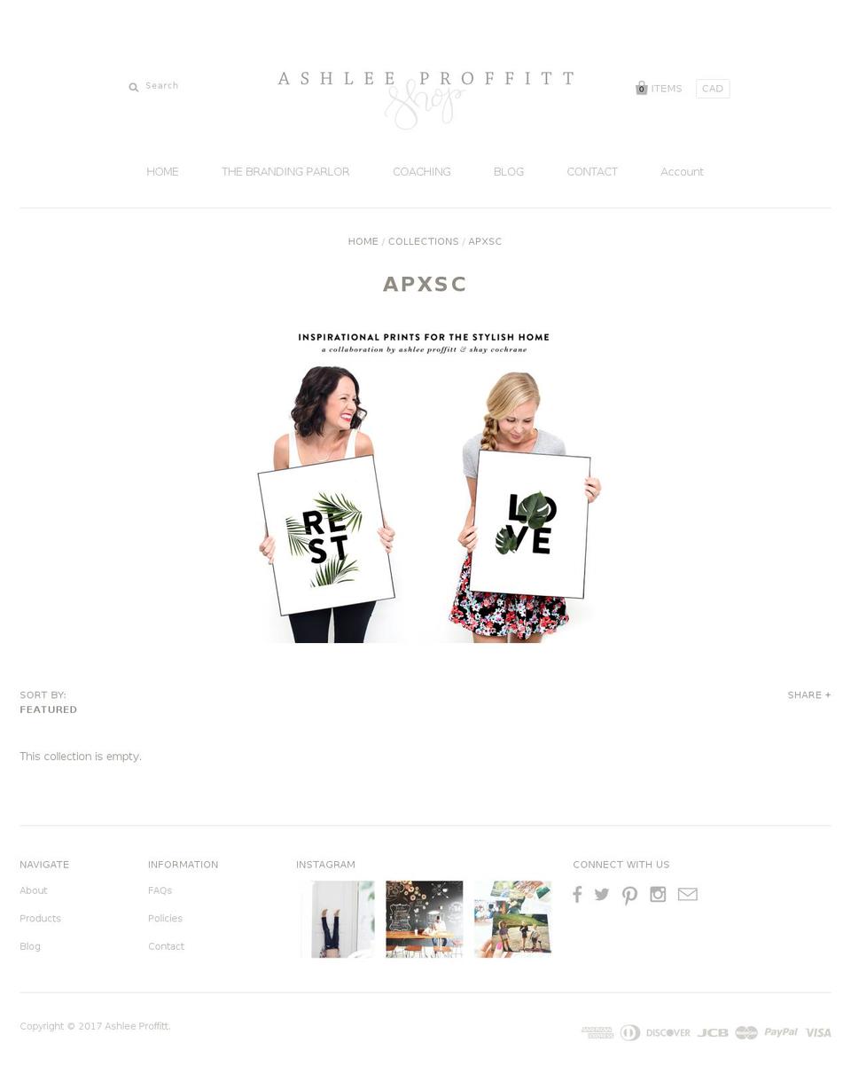 apxsc.com shopify website screenshot