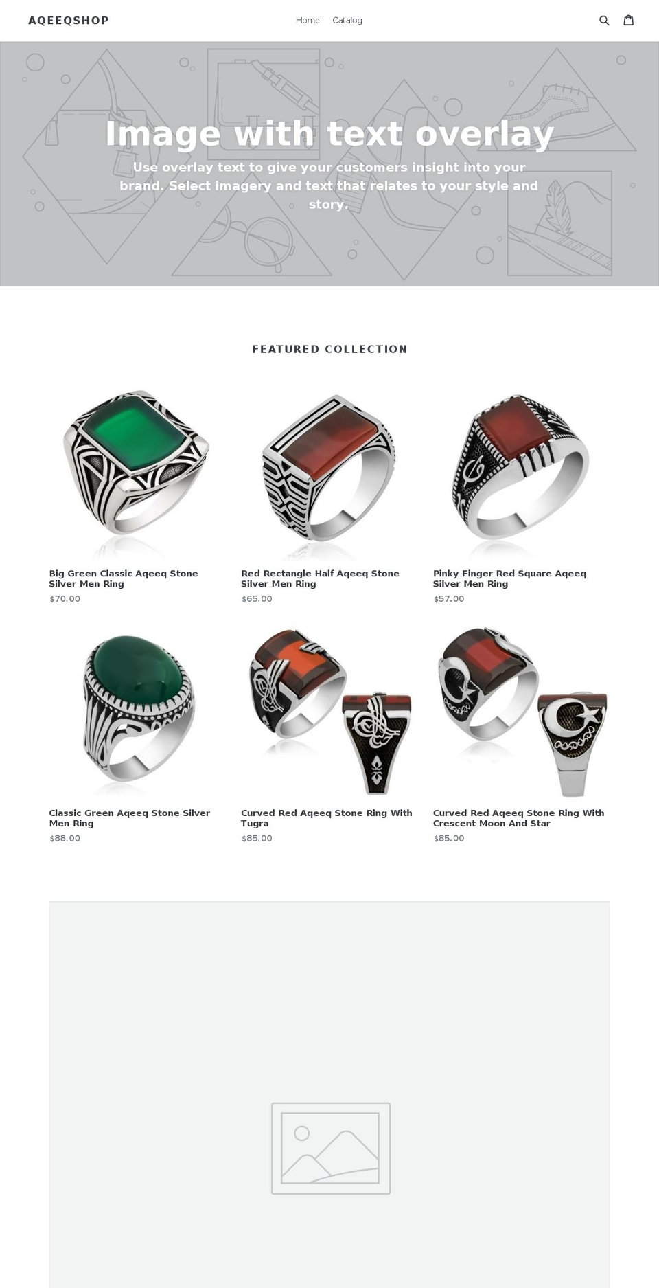 aqeeqshop.com — Shopify storefront screenshot