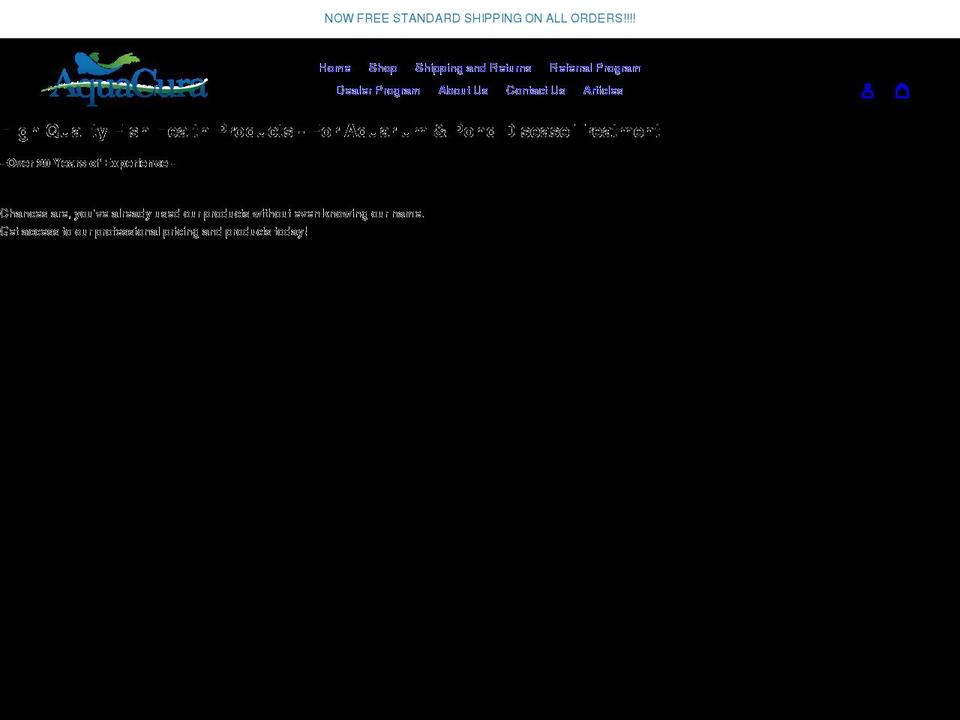 aqion.com shopify website screenshot