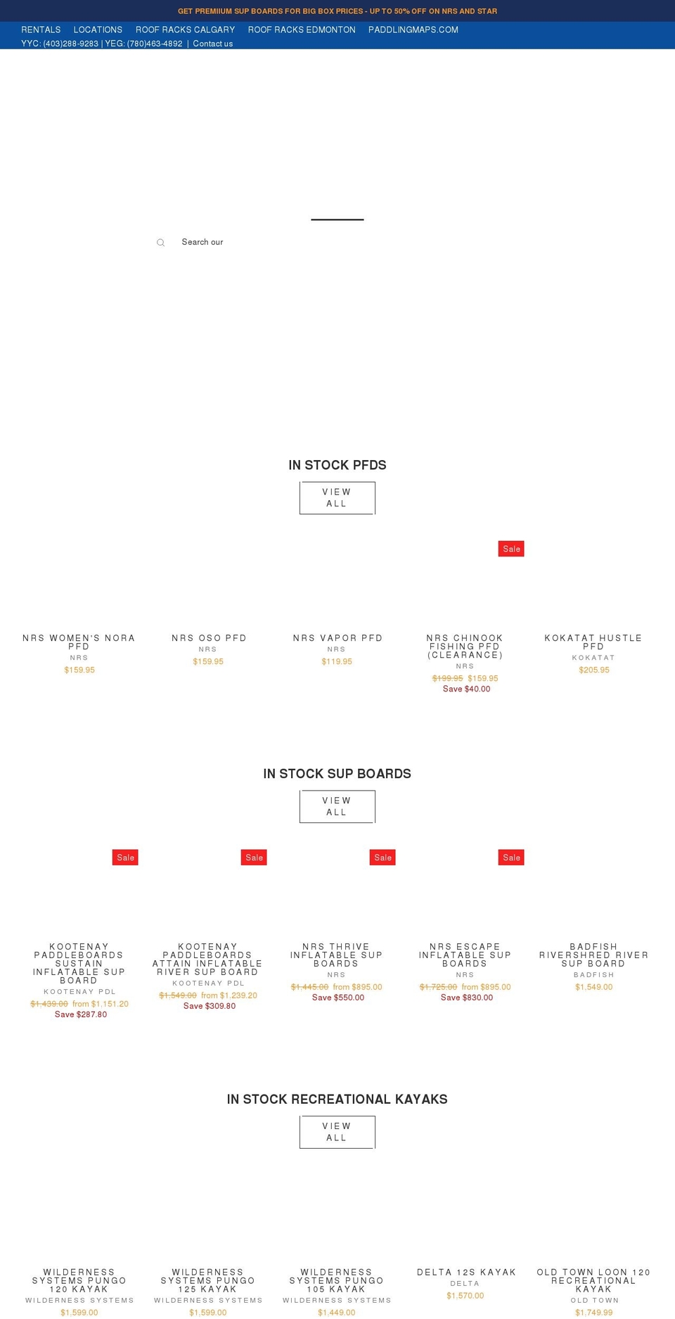 aqoutdoors.com shopify website screenshot