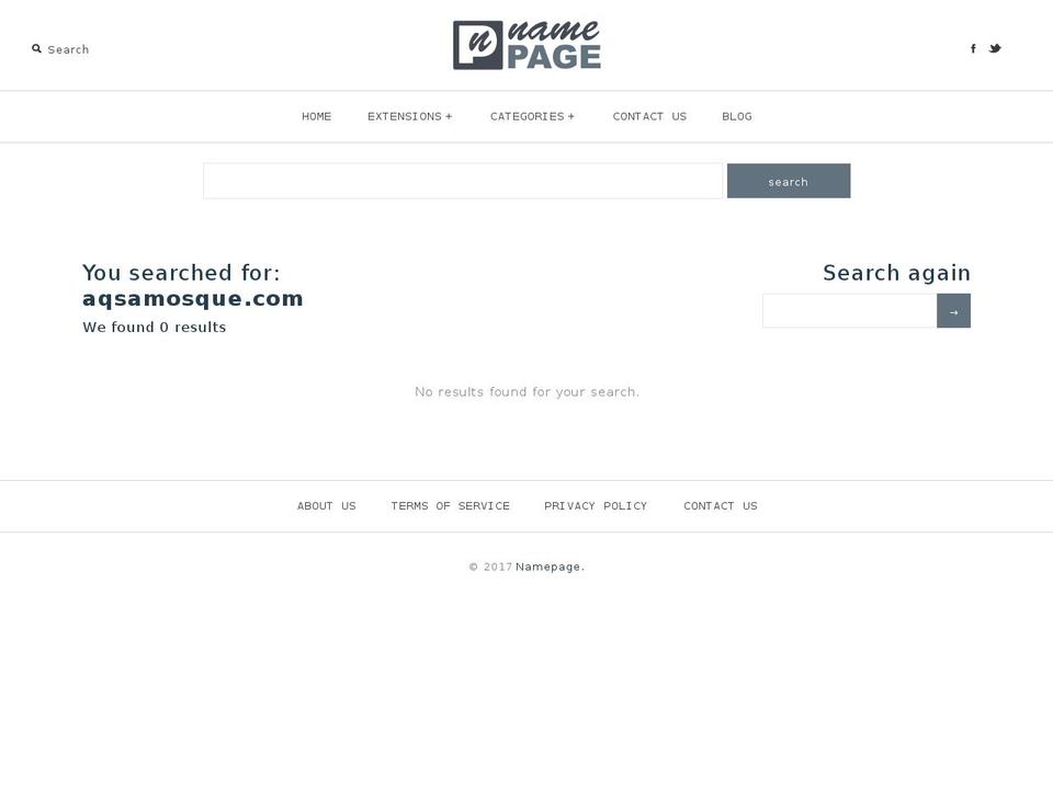 aqsamosque.com shopify website screenshot
