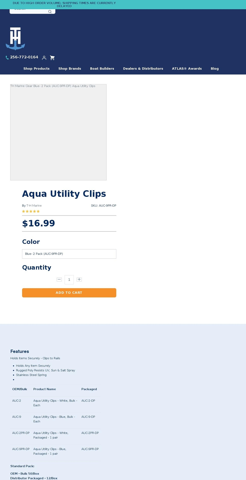 aqua-clip.com — Shopify storefront screenshot