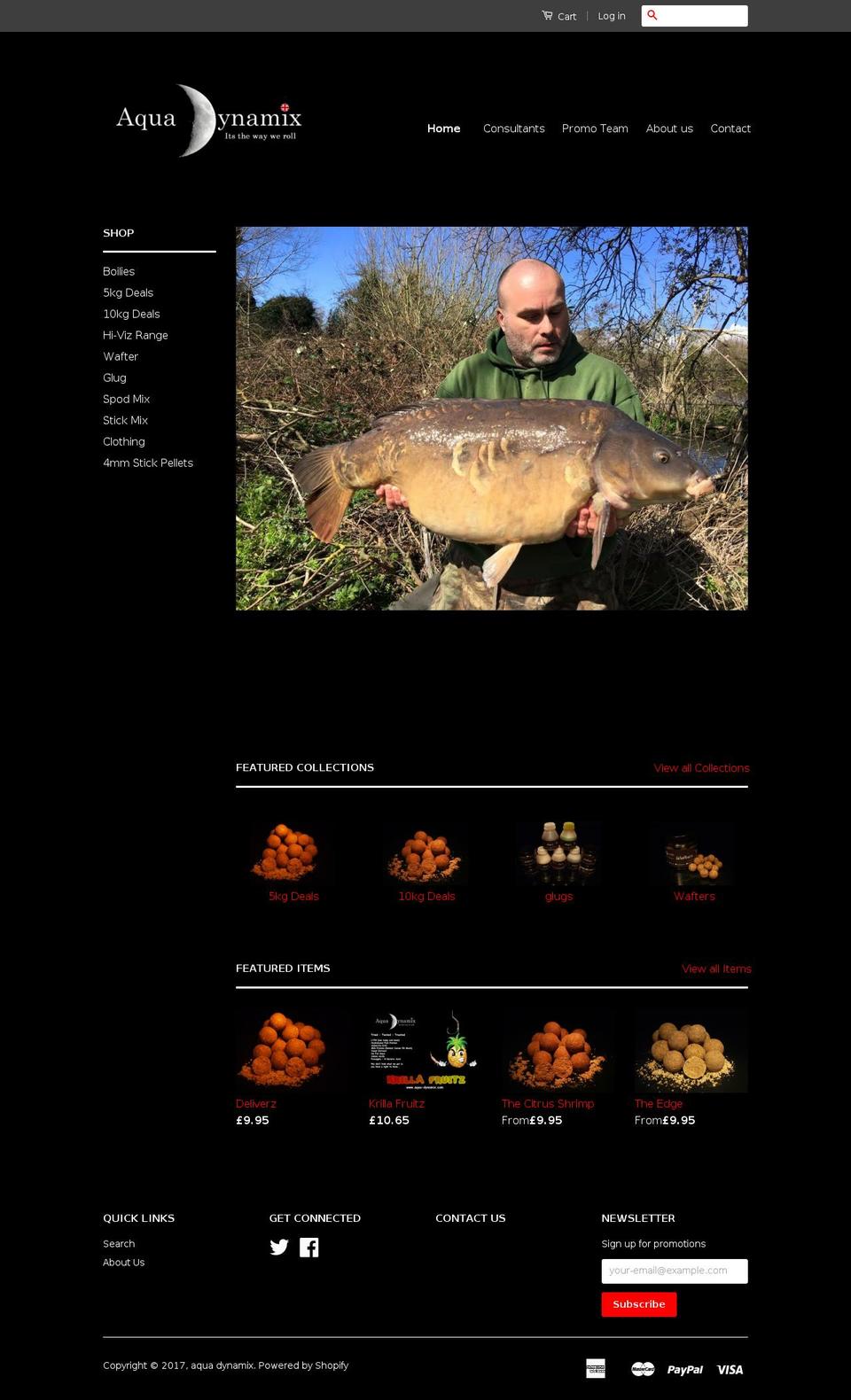 aqua-dynamix.com shopify website screenshot