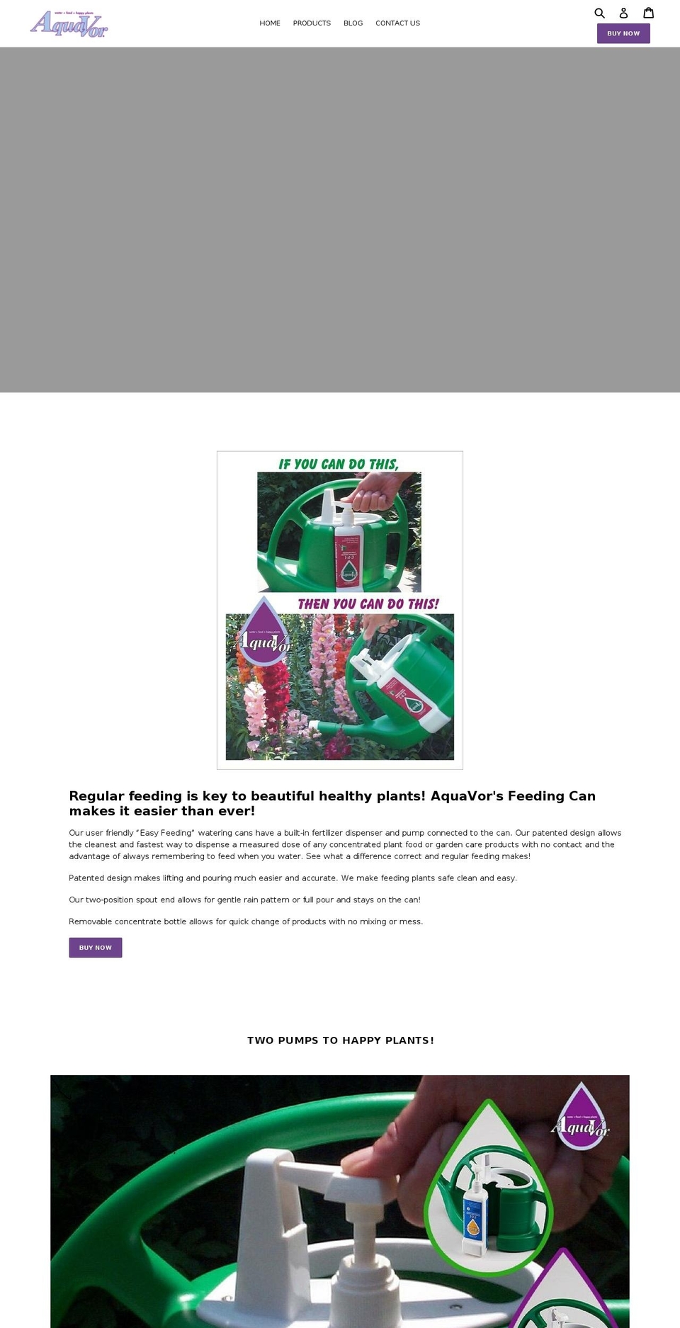 aqua-vor.com shopify website screenshot