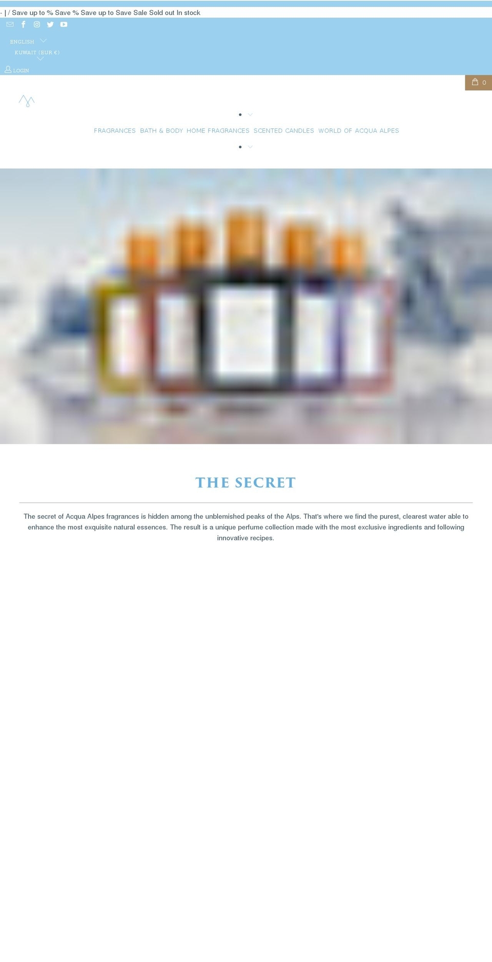 aquaalpes.com shopify website screenshot