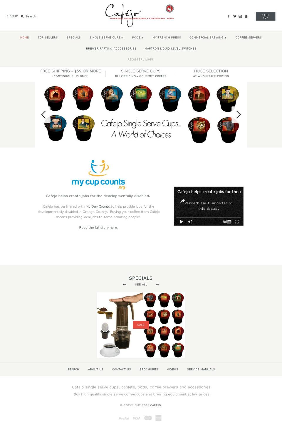 aquabrew.com shopify website screenshot