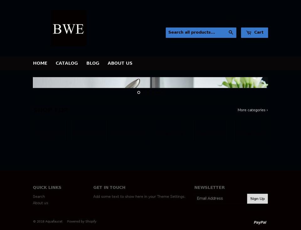 BWE Shopify theme site example aquafaucet.net