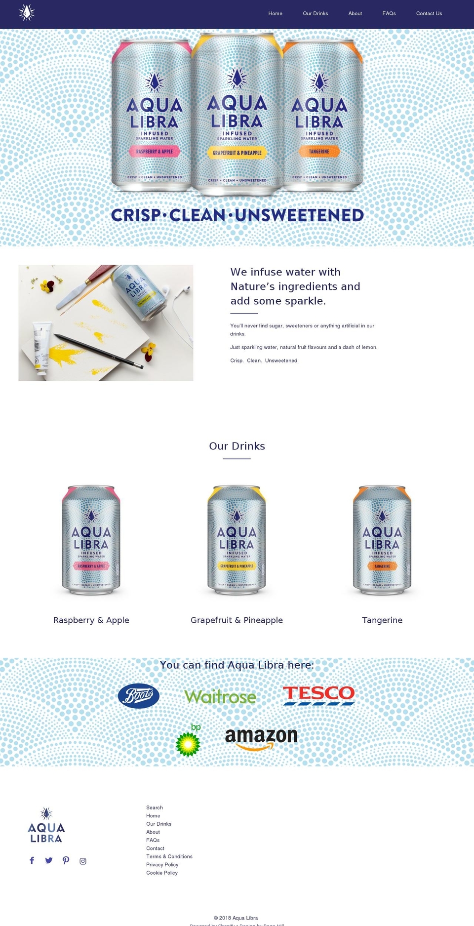 aqualibra.com shopify website screenshot